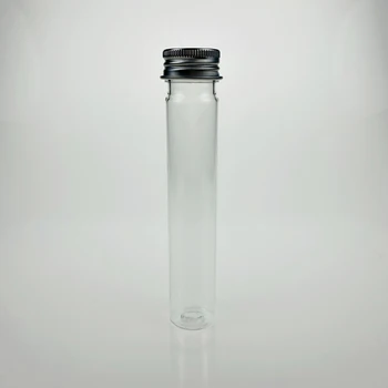 150pcs 65ml permatomus Plastikinius Mėgintuvėlius Su Aliuminio Dangteliu Butelių, Saldainių Vonios Druska Saugojimo Butelių